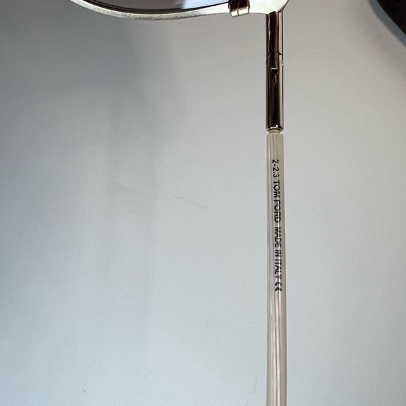 Tom Ford Penelope White Frame Sunglasses w/ smoky lense. - Picture 6 of 11